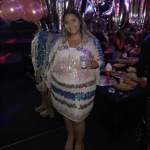 PLUS SIZE Sequin Dress